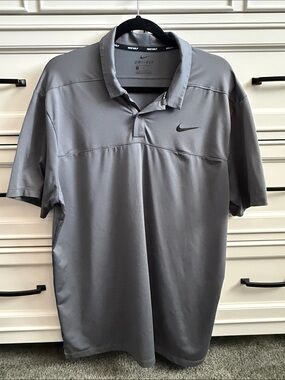 Nike Golf Men’s Dri-FIT Polo Shirt - Gray